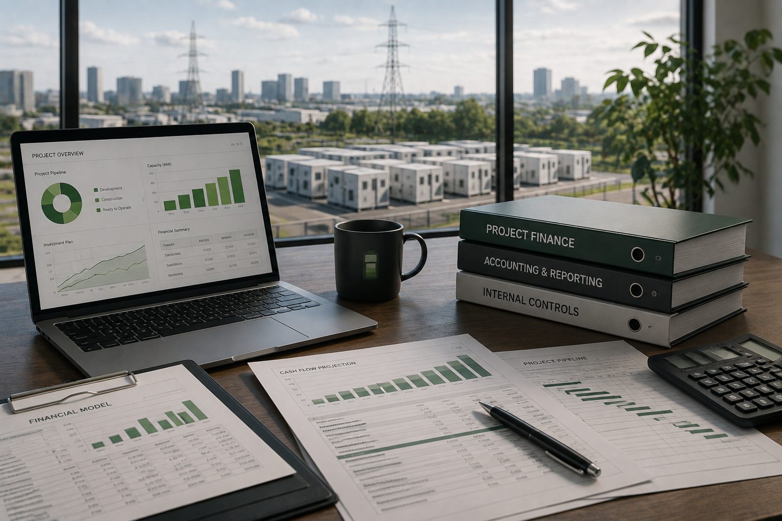 Project finance and reporting materials